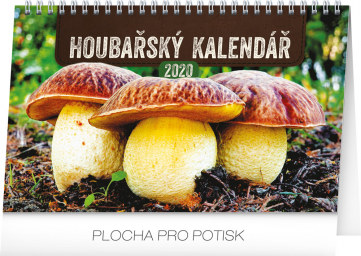 Stolní Houbařský kalendář CZ 2020, 23,1 x 14,5 cm