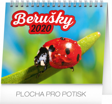 Stolní kalendář Berušky CZ 2020, 16,5 x 13 cm