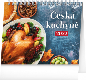 Stolový kalendár Česká kuchyňa 2022, 16,5 × 13 cm