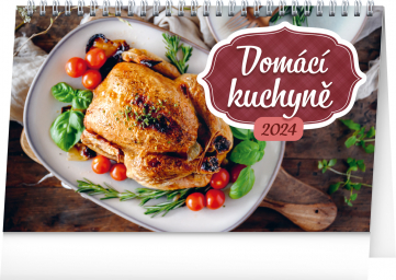 Stolový kalendár Domáca kuchyňa 2024, 23,1 × 14,5 cm