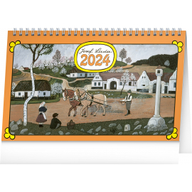 Stolový kalendár Josef Lada 2024, 23,1 × 14,5 cm