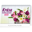 Stolový kalendár Krása květin – Krása kvetov CZ/SK 2020, 23,1 x 14,5 cm