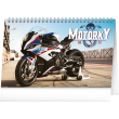 Stolový kalendár Motorky 2021, 23,1 × 14,5 cm