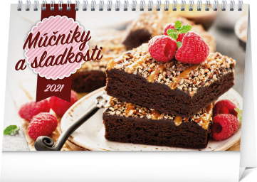 Stolový kalendár Múčniky a sladkosti SK 2021, 23,1 × 14,5 cm