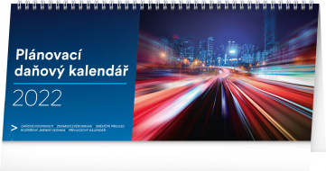 Stolový kalendár Plánovací daňový 2022, 33 × 14,5 cm