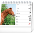 Stolový kalendár Poézia koní SK 2021, 16,5 × 13 cm
