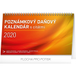 Stolový kalendár Poznámkový daňový s citátmi SK 2020, 25 × 14,5 cm