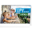 Stolový kalendár Tipy na výlety s detmi 2021, 23,1 × 14,5 cm