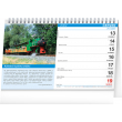 Stolový kalendár Vlaky a železnice 2022, 23,1 × 14,5 cm
