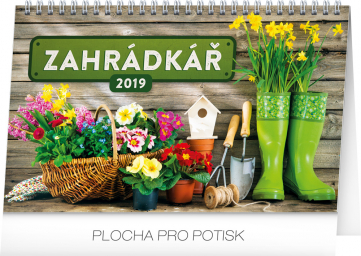 Stolní kalendář Zahrádkář 2019, 23,1 x 14,5 cm