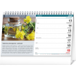 Stolový kalendár Bylinky a čaje 2022, 23,1 × 14,5 cm