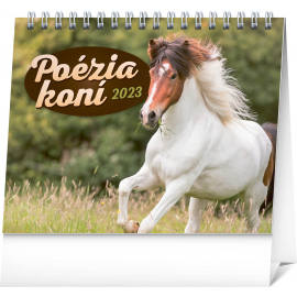 Stolový kalendár Poézia koní 2023, 16,5 × 13 cm
