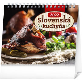 Stolový kalendár Slovenská kuchyňa 2022, 16,5 × 13 cm
