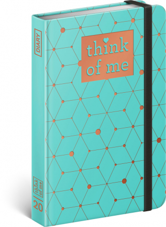 Týdenní diář Atomium – Think of me 2020, 11 × 16 cm
