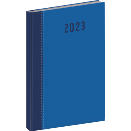 Týždenný diár Cambio 2023, modrý, 15 × 21 cm