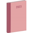 Týždenný diár Cambio 2023, ružový, 15 × 21 cm