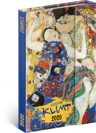 Týdenní magnetický diář Gustav Klimt 2020, 11 × 16 cm