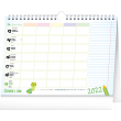 Týždenný rodinný plánovací kalendár s háčikom CZ/SK 2022, 30 × 21 cm