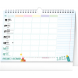Týždenný rodinný plánovací kalendár s háčikom CZ/SK 2022, 30 × 21 cm
